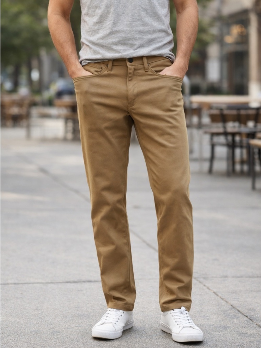 Levis 511 Slim Tech High Stretch Mens Pants 31 x 30 Brown Walnut NWT